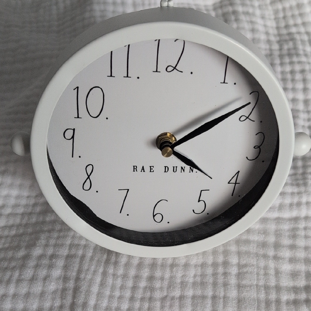 Rae Dunn White Clock